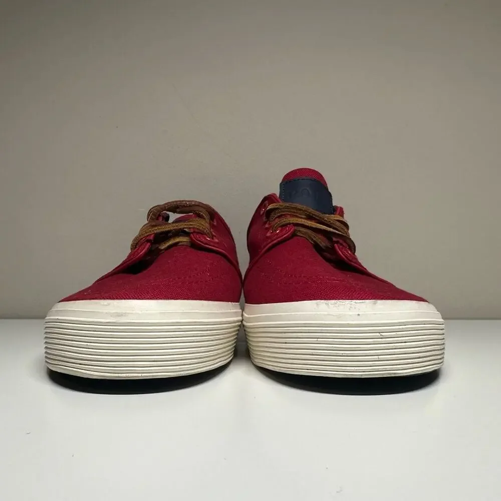Polo Ralph Lauren | Faxon Low Boat Shoes | Burgundy Red | Men’s Size 7